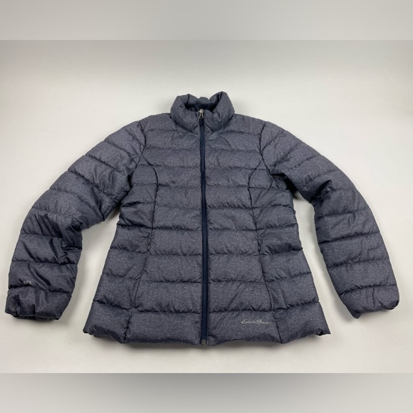 Eddie Bauer Jackets & Blazers - Eddie Bauer Down Lightweight Puffer Full Zip Blue Jacket Coat Women's M